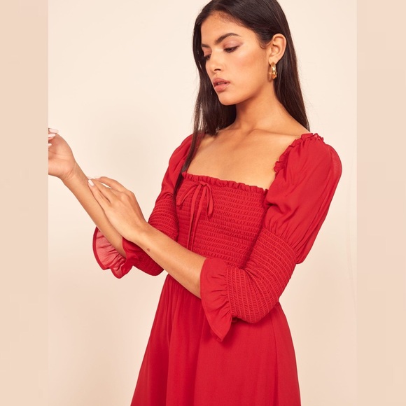 Reformation Dresses & Skirts - Reformation Loulou Red Dress